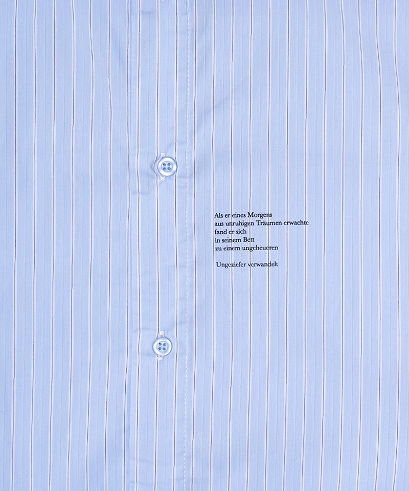KFK0204-251 KFK 防潑水耐皺條紋襯衫 SS Side Pocket Shirt