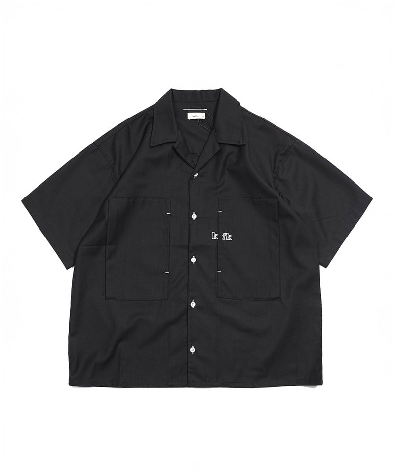 KFK0205-251 KFK 親膚混紡刺繡口袋襯衫 SS Pocket Shirt