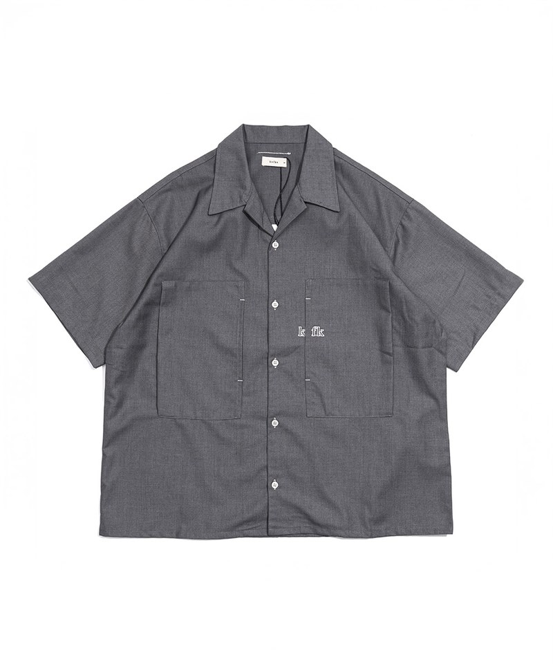 KFK0205-251 KFK 親膚混紡刺繡口袋襯衫 SS Pocket Shirt