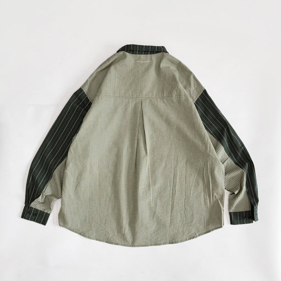 KFK0206-252 KFK 拼接側開襯衫