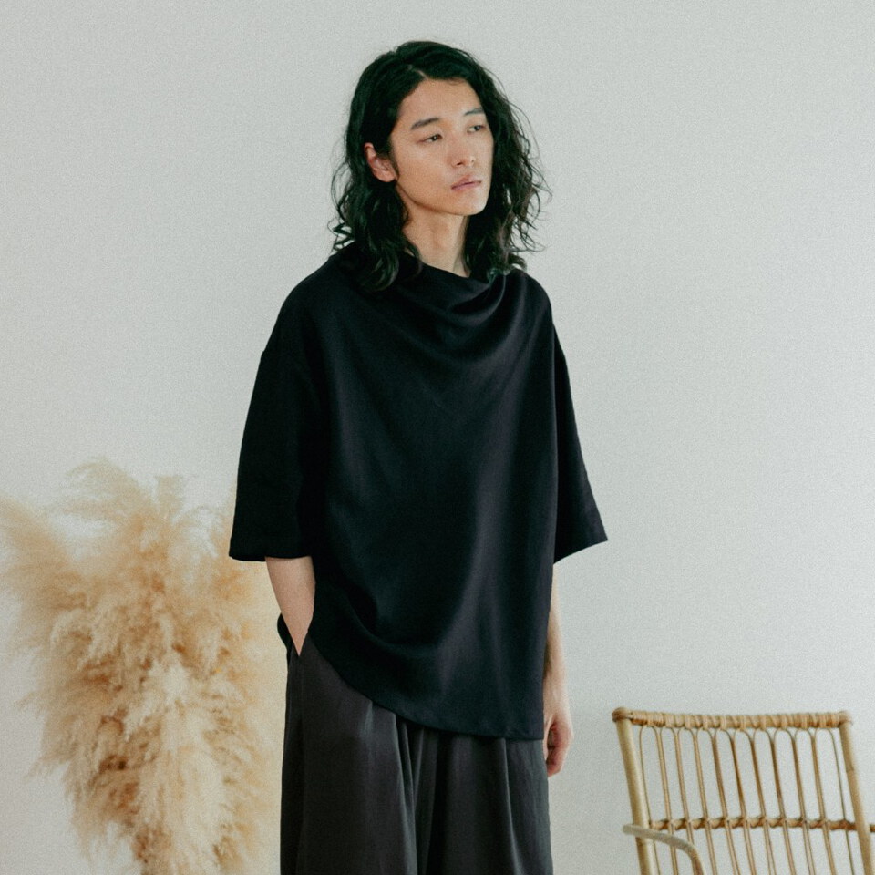 unisex cowl neck t shirt