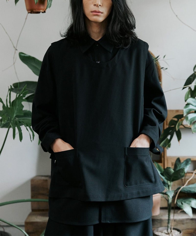 MLN0204-252 襯衫背心套裝 unisex shirts vest