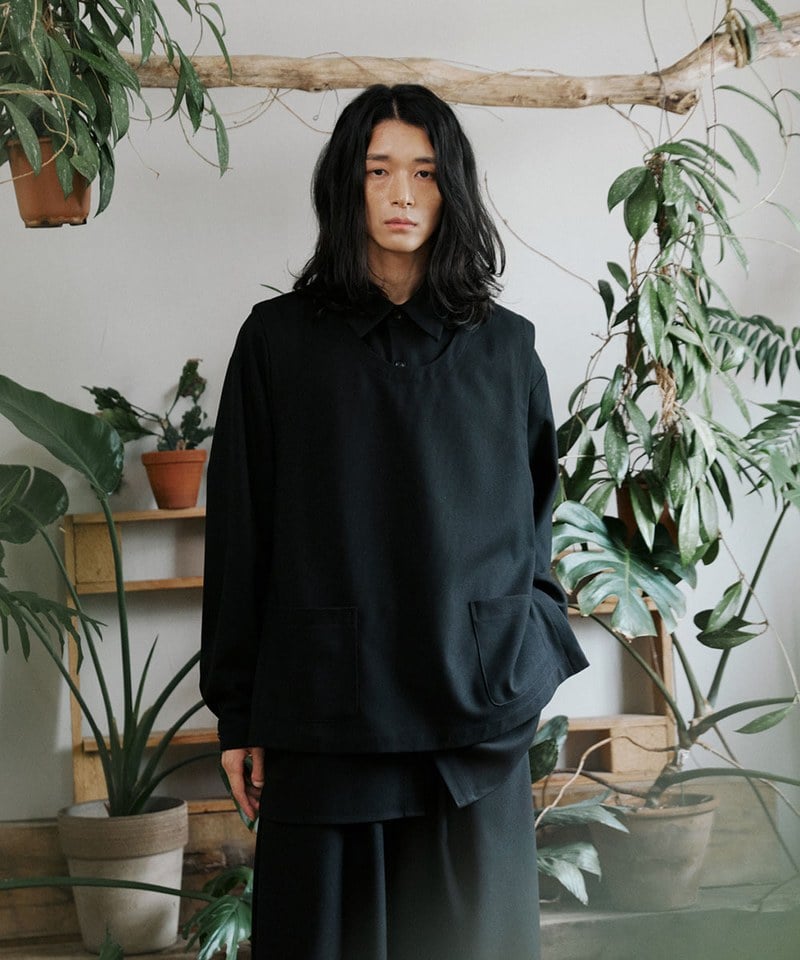 MLN0204-252 襯衫背心套裝 unisex shirts vest
