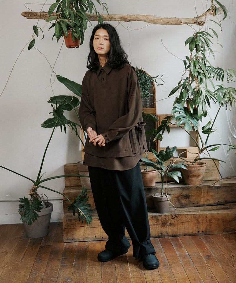 MLN0204-252 襯衫背心套裝 unisex shirts vest
