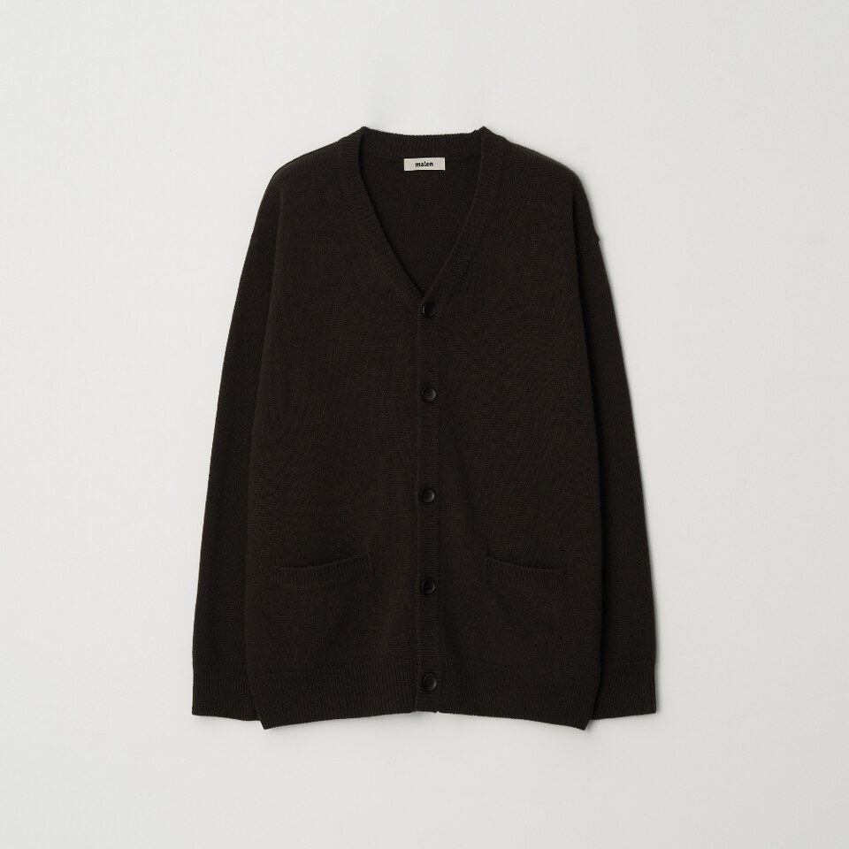 MLN1105-262 V領針織外套 unisex british wool v-neck cardigan
