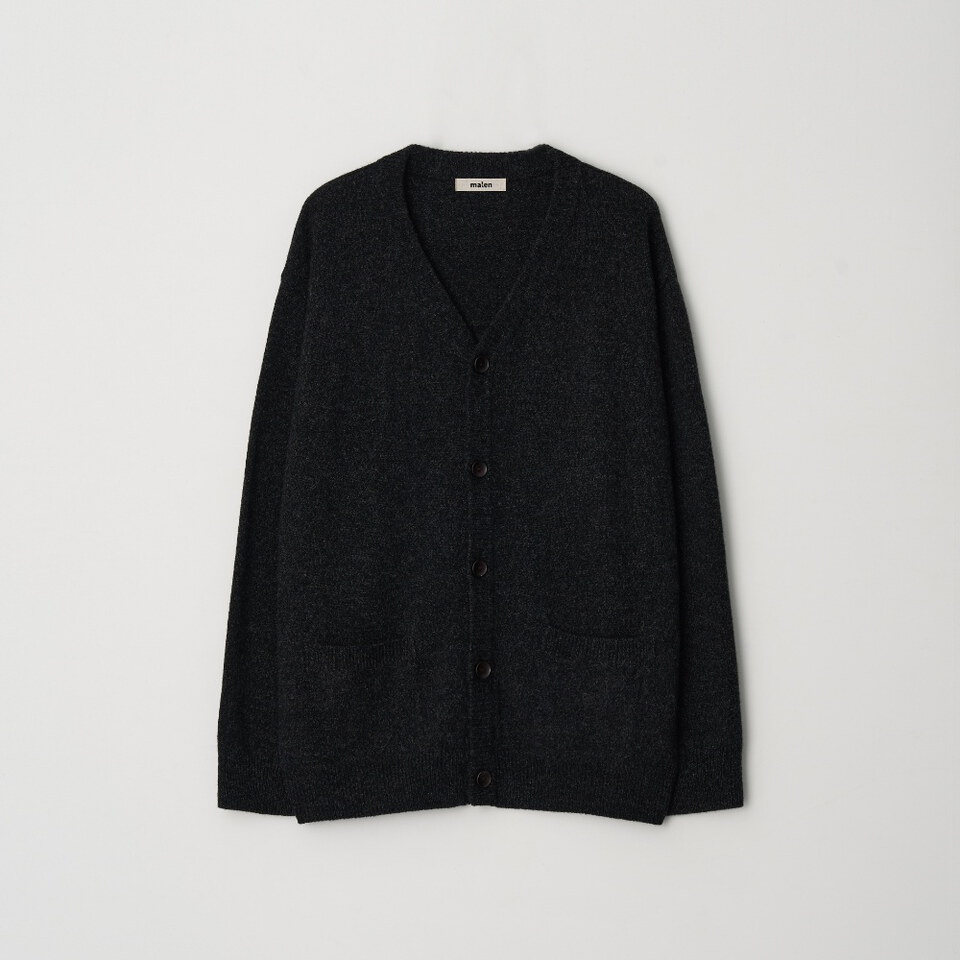 V領針織外套 unisex british wool v-neck cardigan