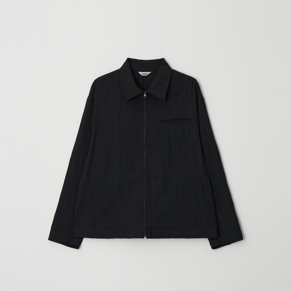 MLN1106-262 條紋寬版外套 unisex pouring jacket
