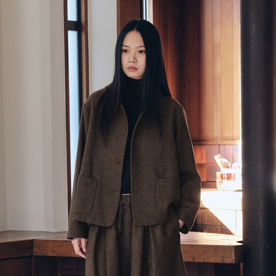 MLN1107-262 復古羊毛外套 heritage wool jacket