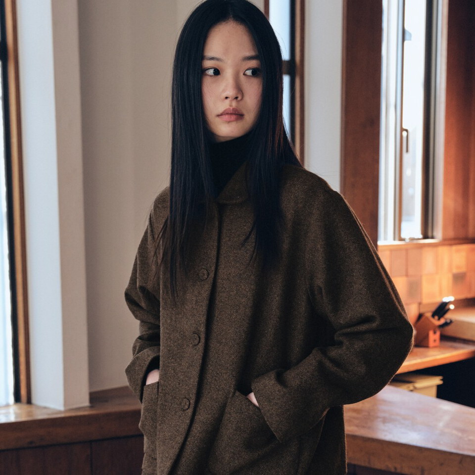MLN1107-262 復古羊毛外套 heritage wool jacket