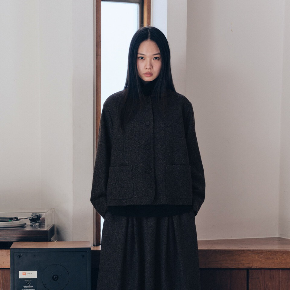 MLN1107-262 復古羊毛外套 heritage wool jacket