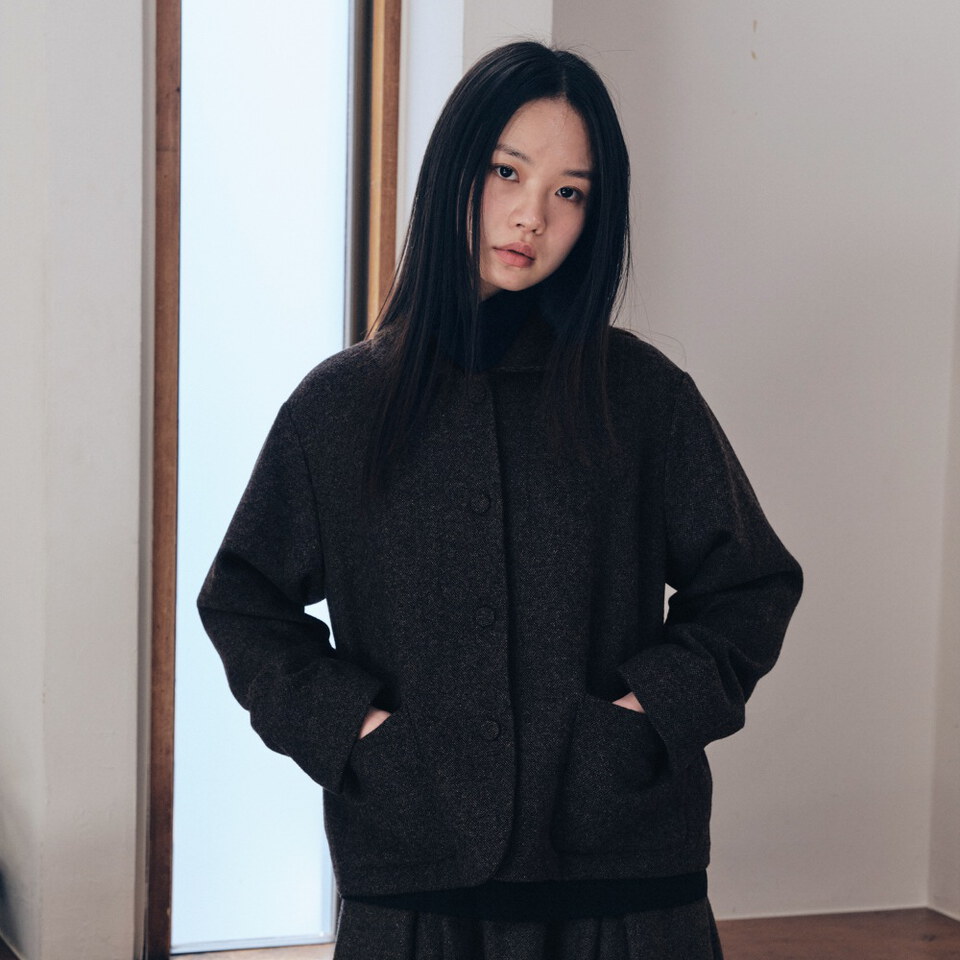 MLN1107-262 復古羊毛外套 heritage wool jacket