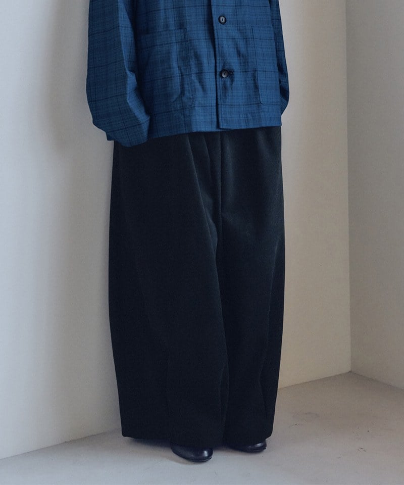 MLN1603-252 打褶燈籠褲 unisex tuck balloon pants