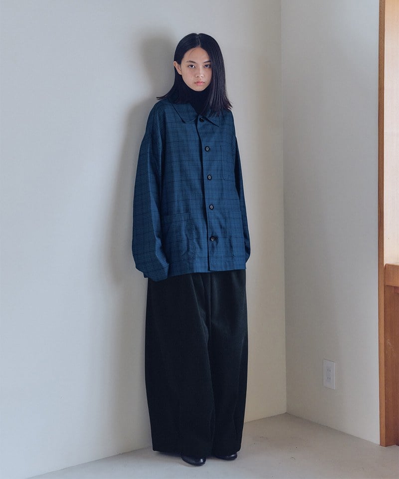 MLN1603-252 打褶燈籠褲 unisex tuck balloon pants