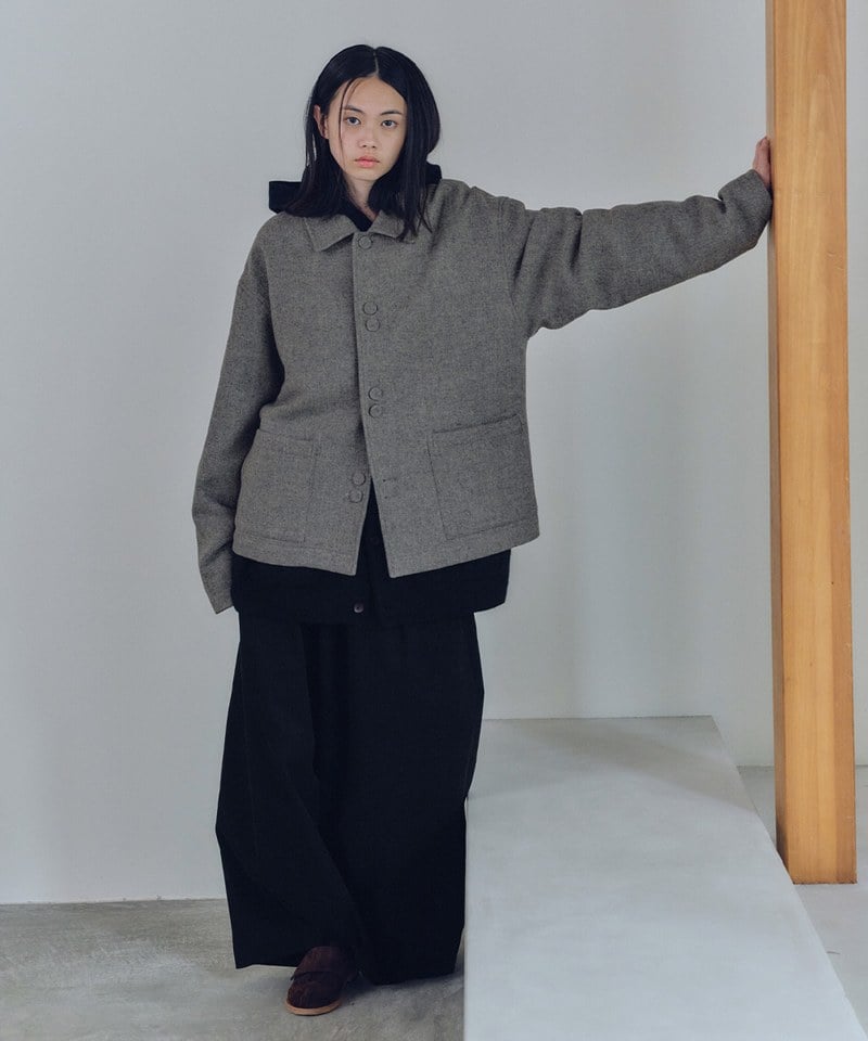MLN1603-252 打褶燈籠褲 unisex tuck balloon pants