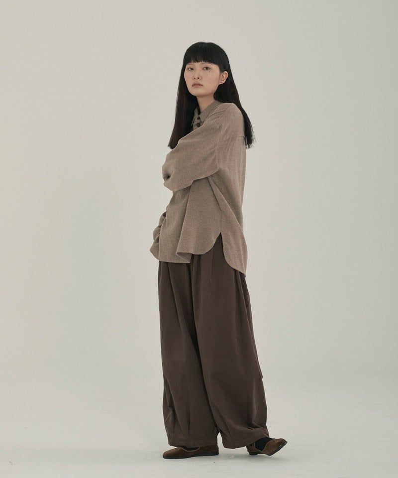 MLN1604-252 繫帶燈籠褲 unisex loop balloon pants