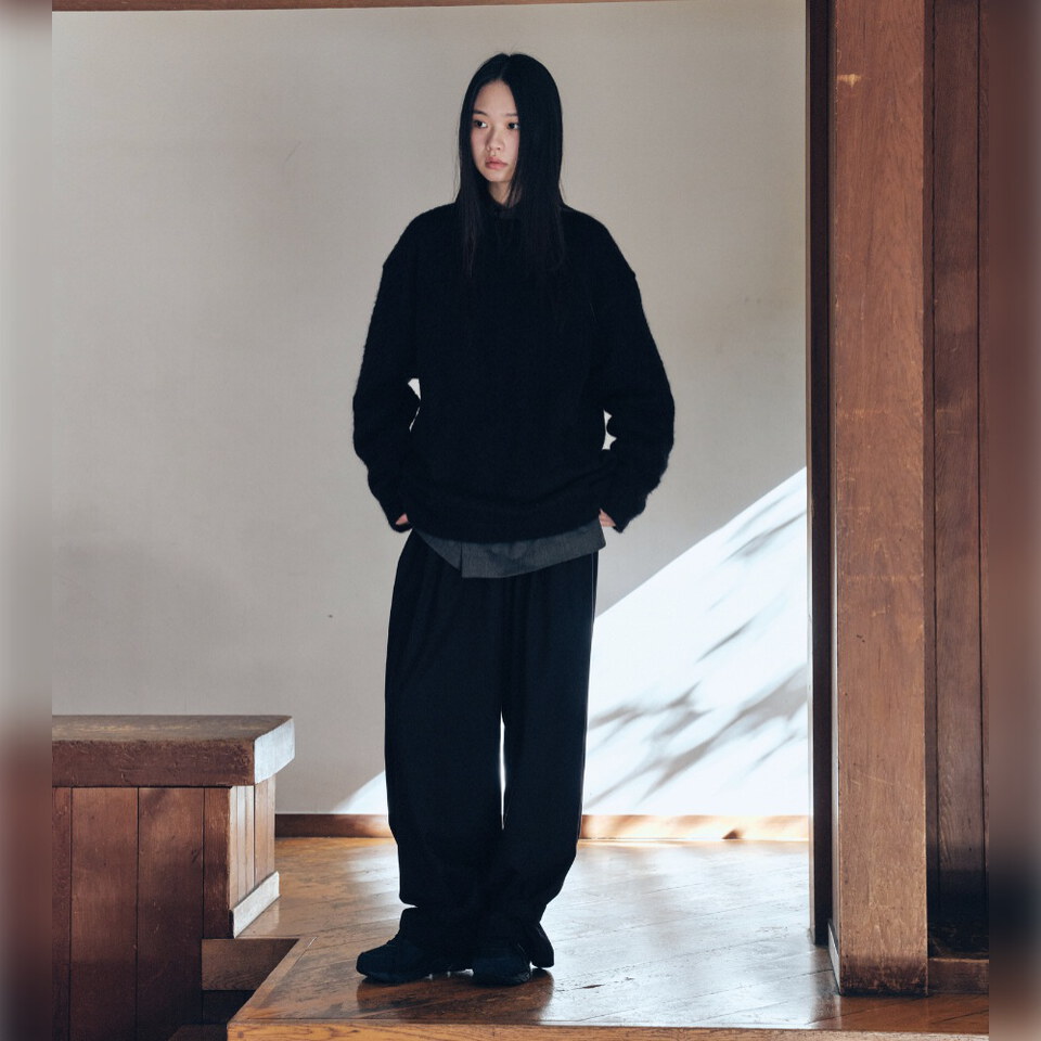 MLN1606-262 綁帶調節氣球褲 unisex muted strap balloon pants