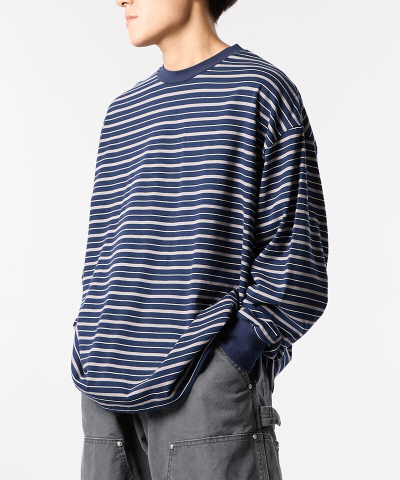 條紋上衣 MULTI BORDER LS TEE