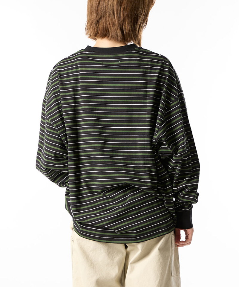 條紋上衣 MULTI BORDER LS TEE