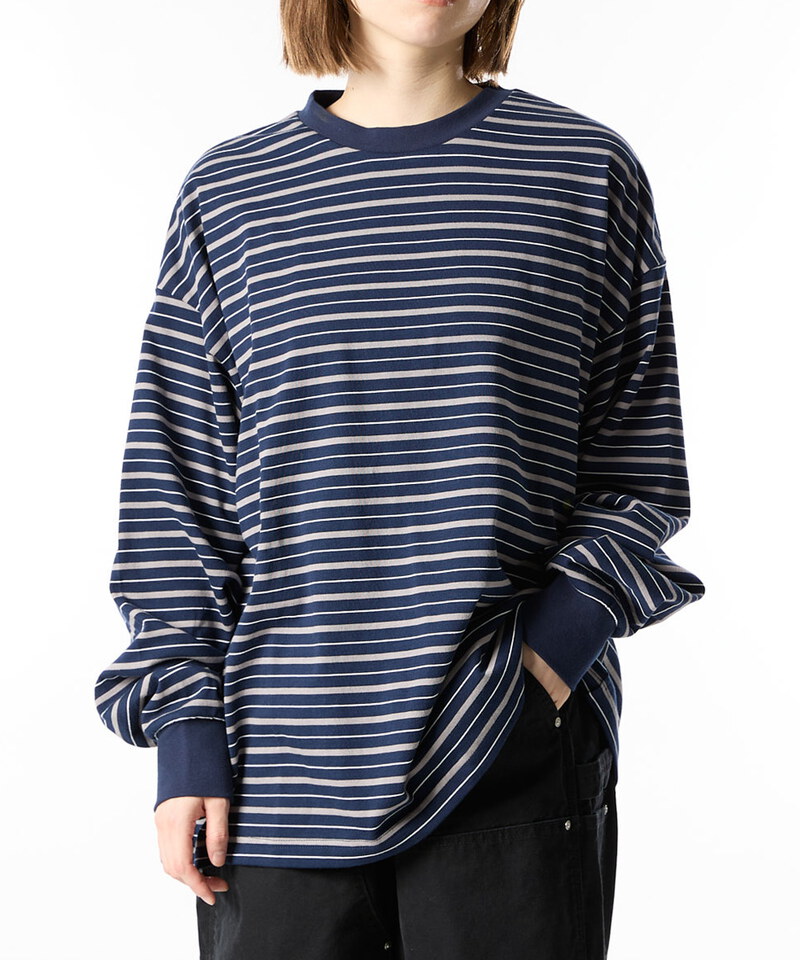 條紋上衣 MULTI BORDER LS TEE