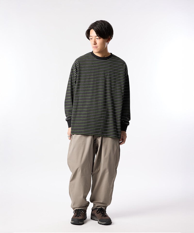 條紋上衣 MULTI BORDER LS TEE