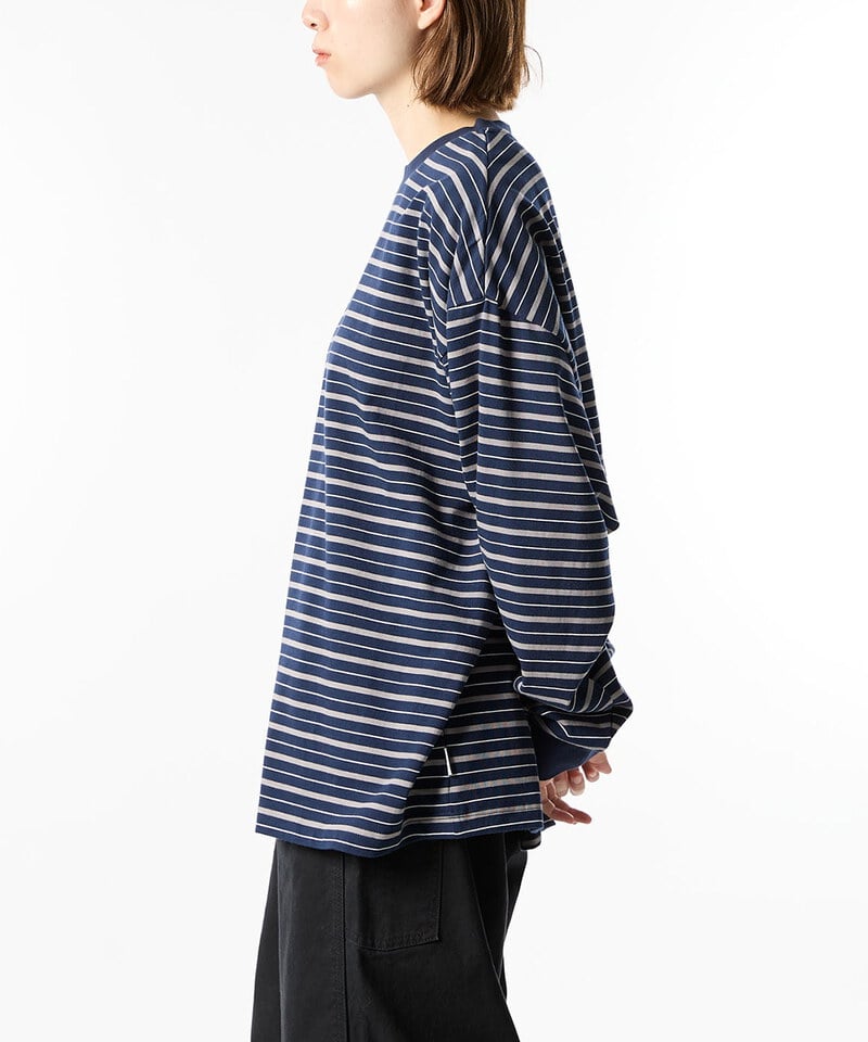 條紋上衣 MULTI BORDER LS TEE