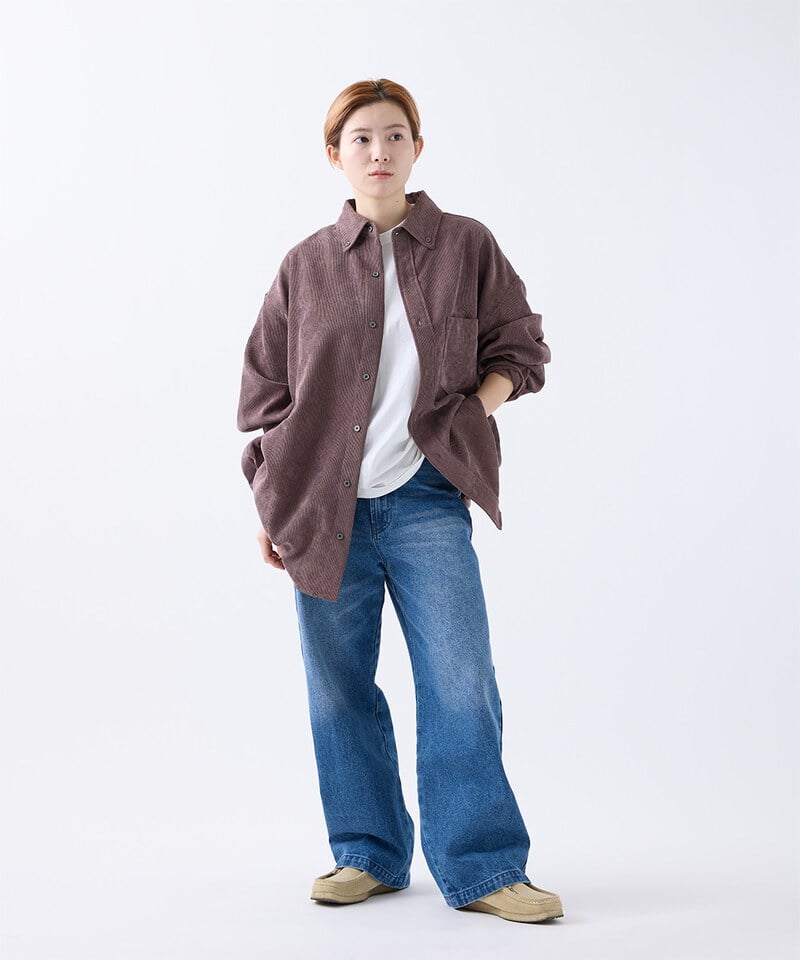 MLT0203-252 寬版燈芯絨襯衫 OVERSIZED CORDUROY SHIRT