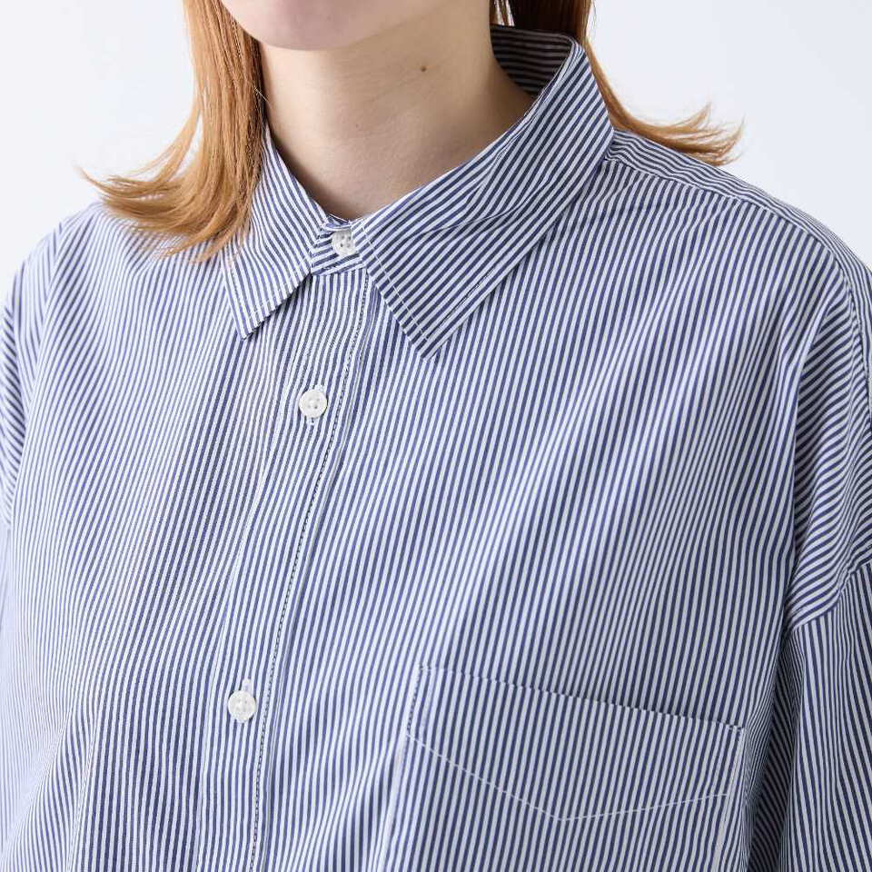 MLT0204-261 條紋短袖襯衫 LOOSE STRIPE SHIRT SS