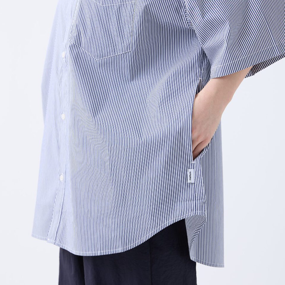 MLT0204-261 條紋短袖襯衫 LOOSE STRIPE SHIRT SS