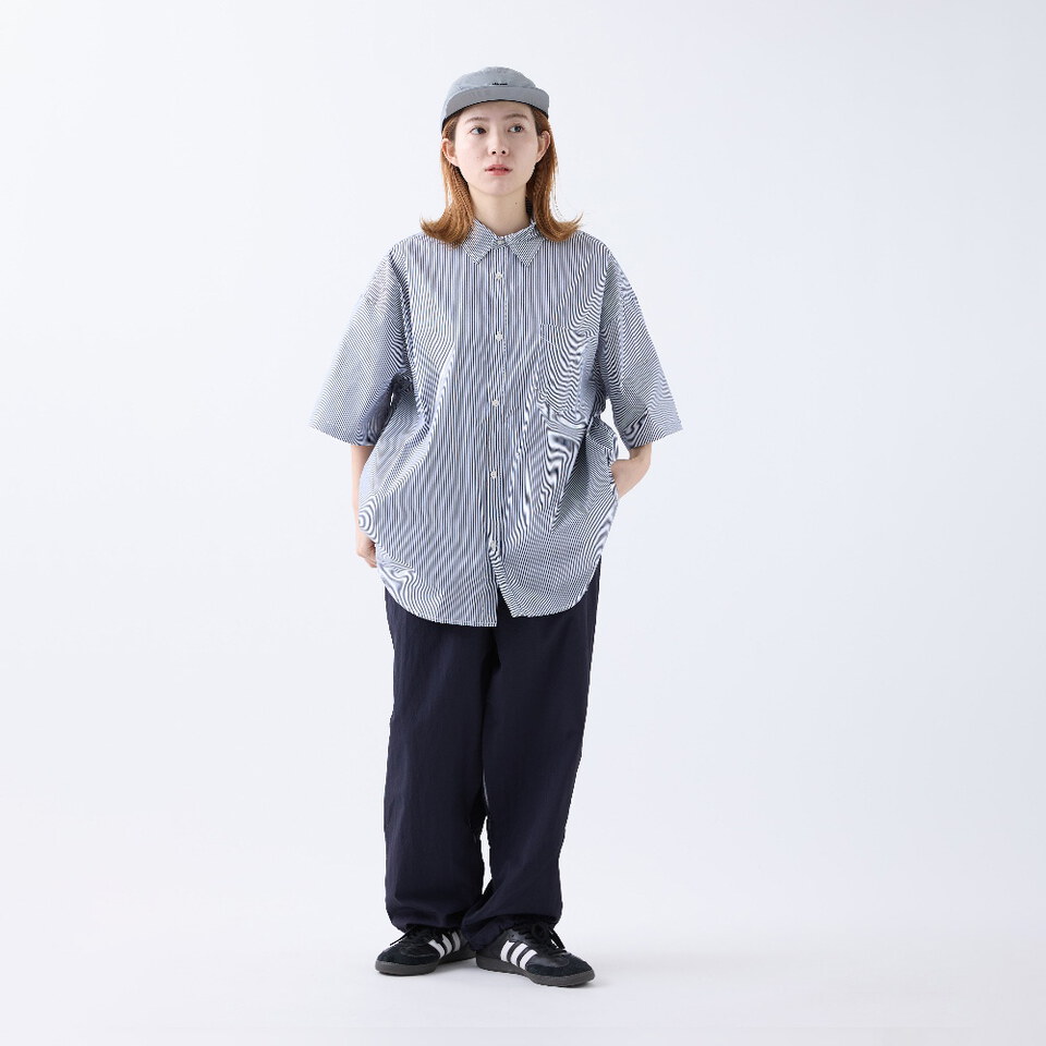MLT0204-261 條紋短袖襯衫 LOOSE STRIPE SHIRT SS