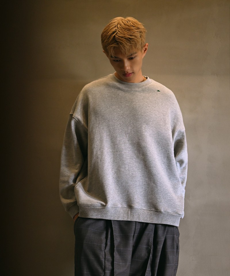 MELSIGN 圓領大學Tee Sound Wave Crewneck