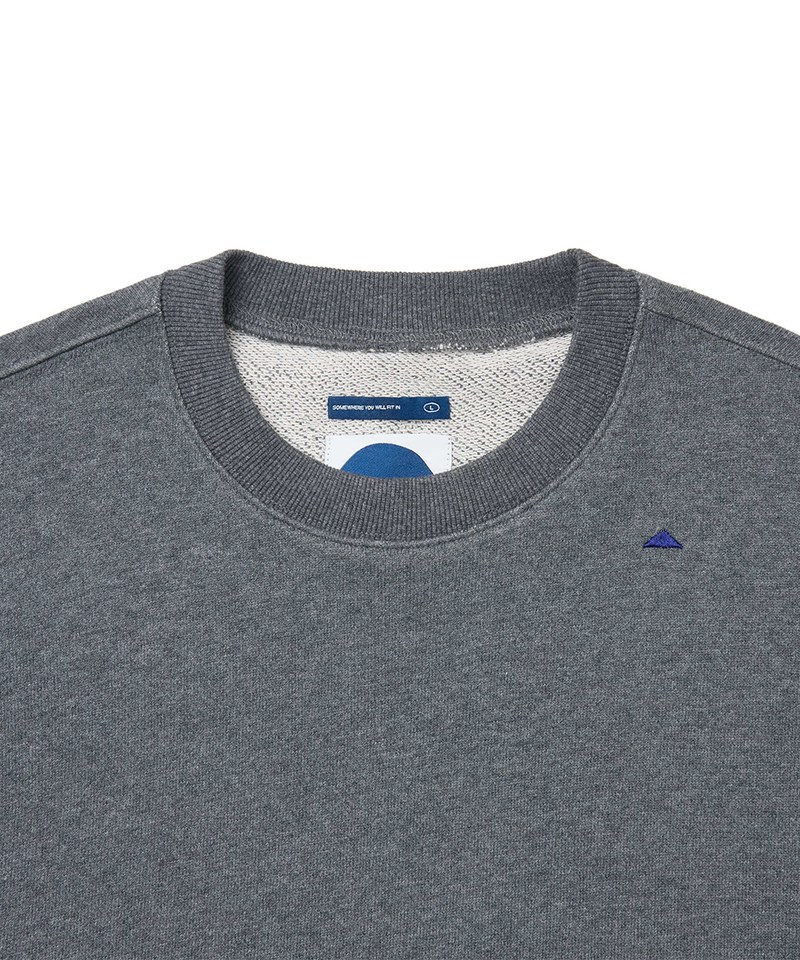 MELSIGN 圓領大學Tee Sound Wave Crewneck