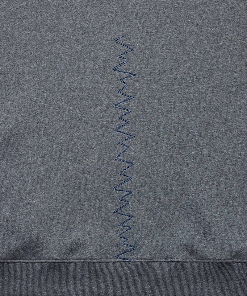MELSIGN 圓領大學Tee Sound Wave Crewneck