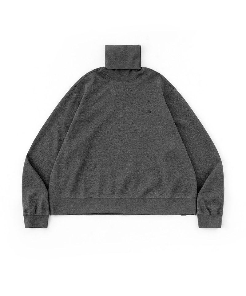 MELSIGN x mouggan 羅紋拼接高領TEE