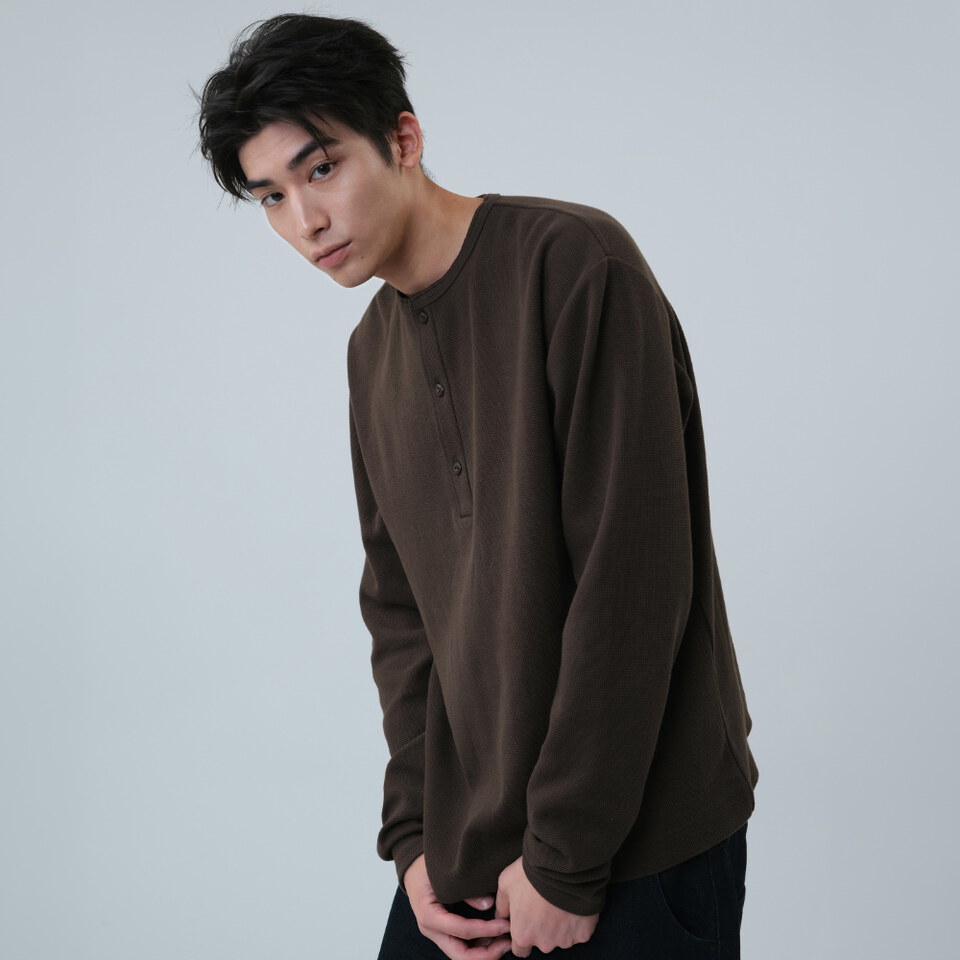 MSN0020-262 亨利領長袖 MEL. Henley LS Tee