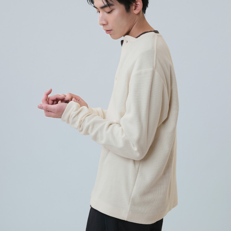亨利領長袖 MEL. Henley LS Tee