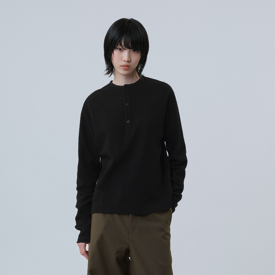 亨利領長袖 MEL. Henley LS Tee
