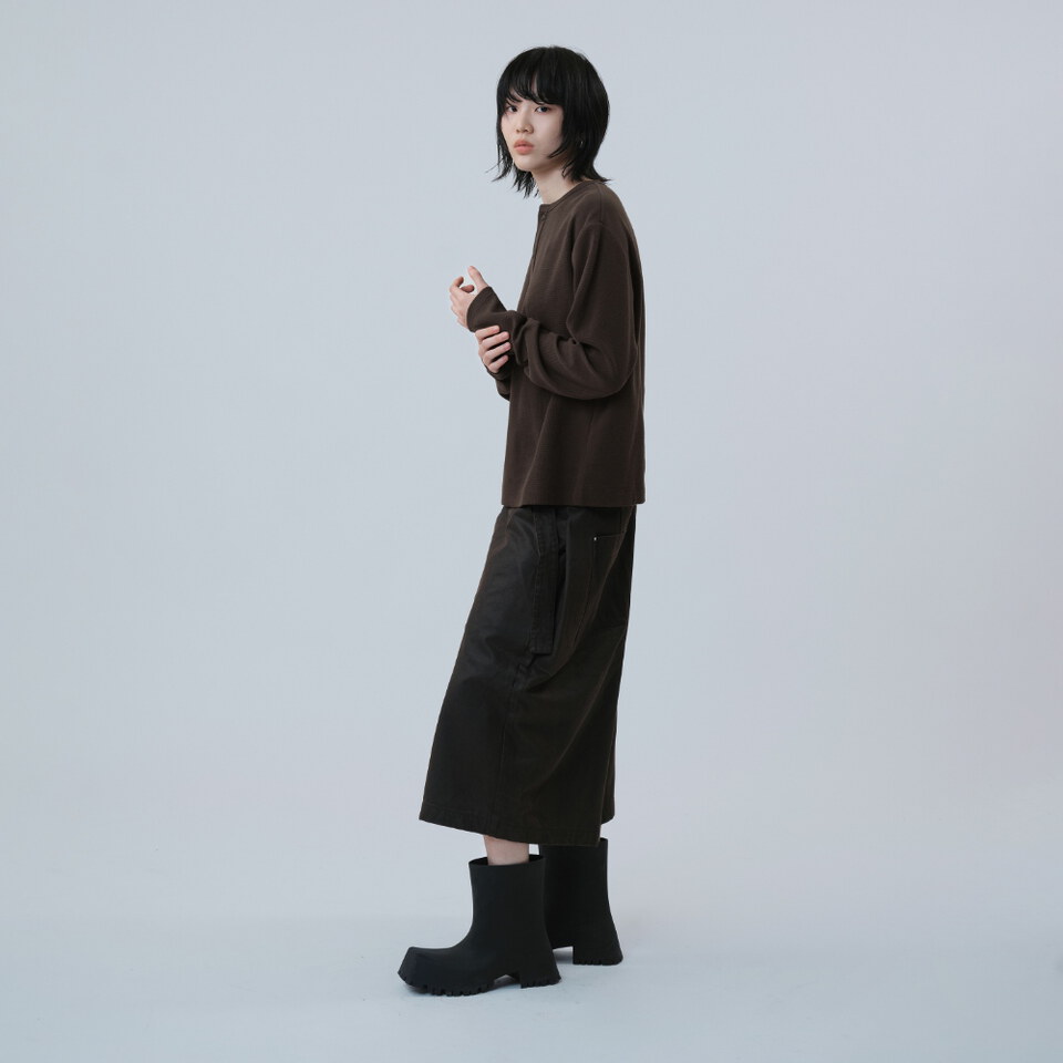 亨利領長袖 MEL. Henley LS Tee