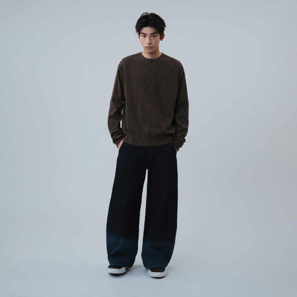 亨利領長袖 MEL. Henley LS Tee