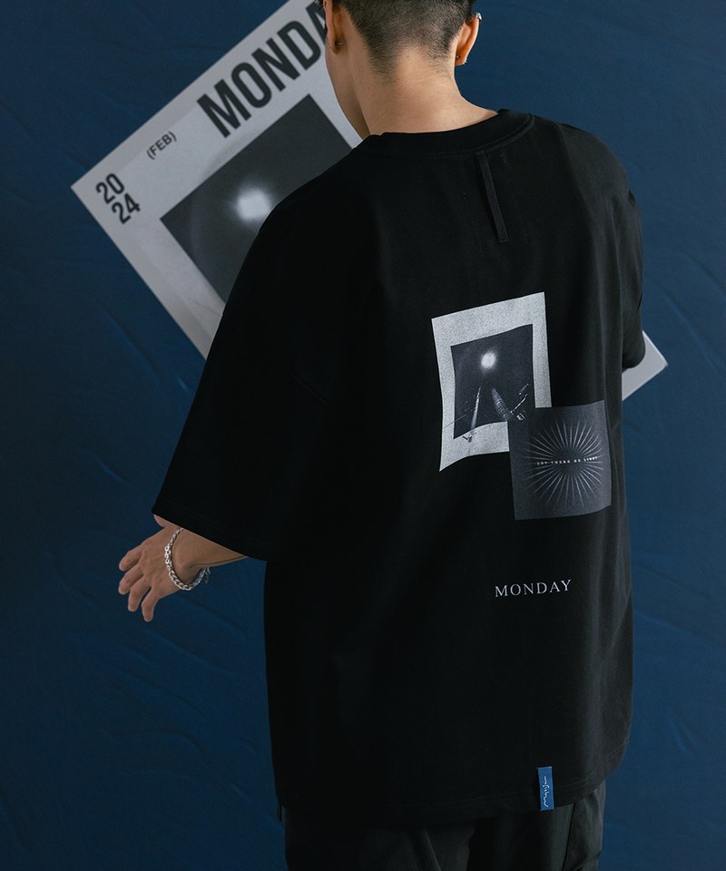 MSN0115-241 MELSIGN 短袖上衣 Mon Infinite loop Tee