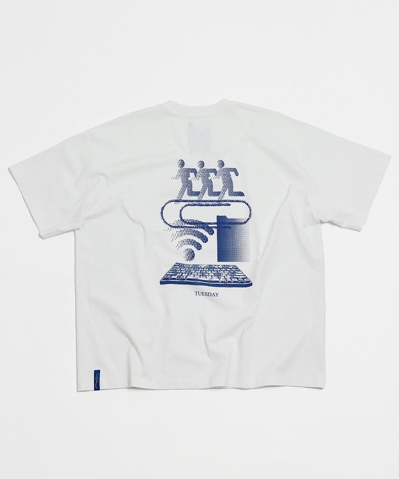 標語短袖上衣 Tue. I Need Wi-Fi Tee