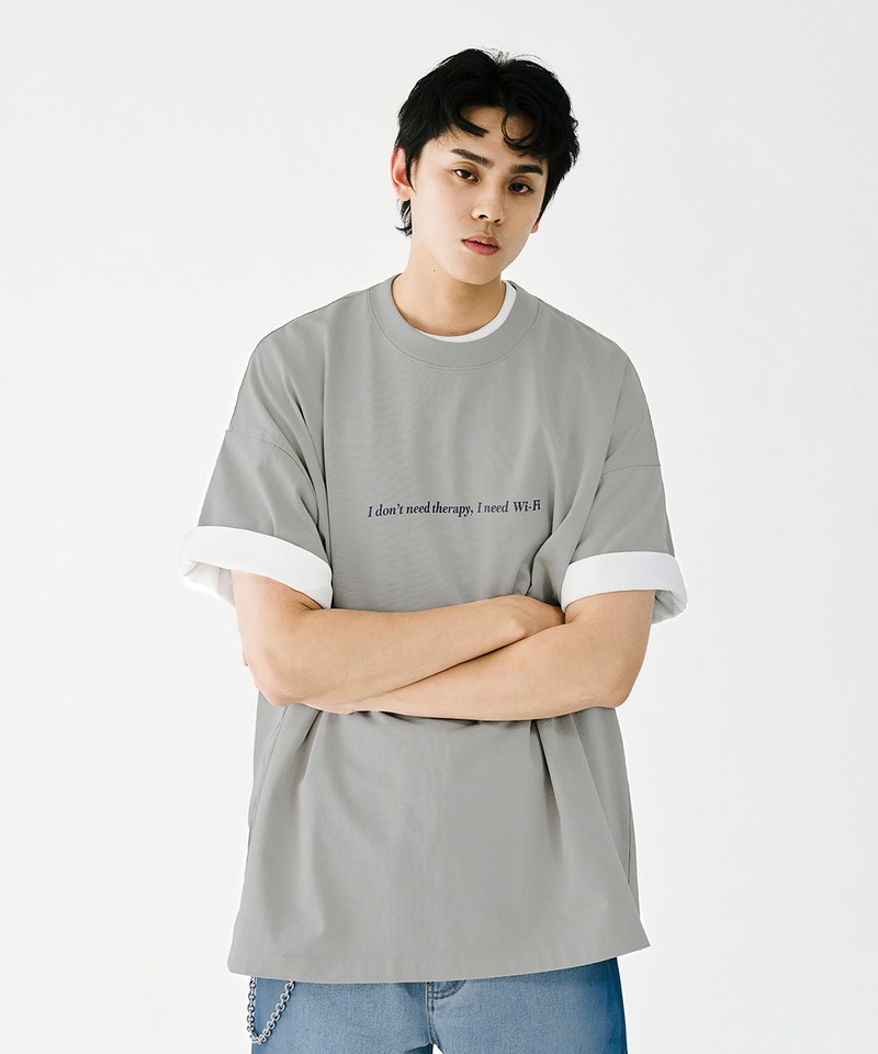 標語短袖上衣 Tue. I Need Wi-Fi Tee