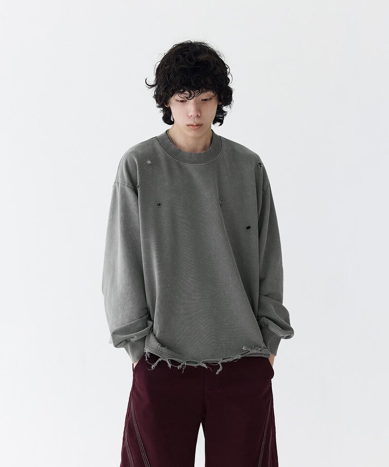 水洗趣味圖像上衣 Distressed Sushi Tee