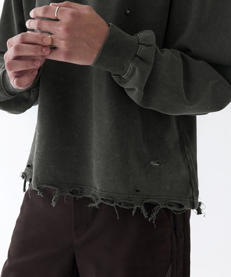 水洗趣味圖像上衣 Distressed Sushi Tee