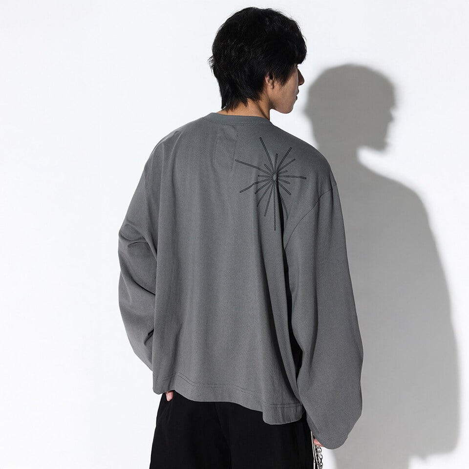 寬版長袖上衣Layered Process LS TEE