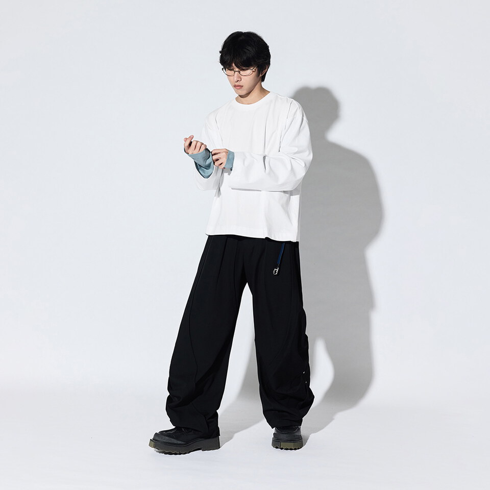 寬版長袖上衣Layered Process LS TEE