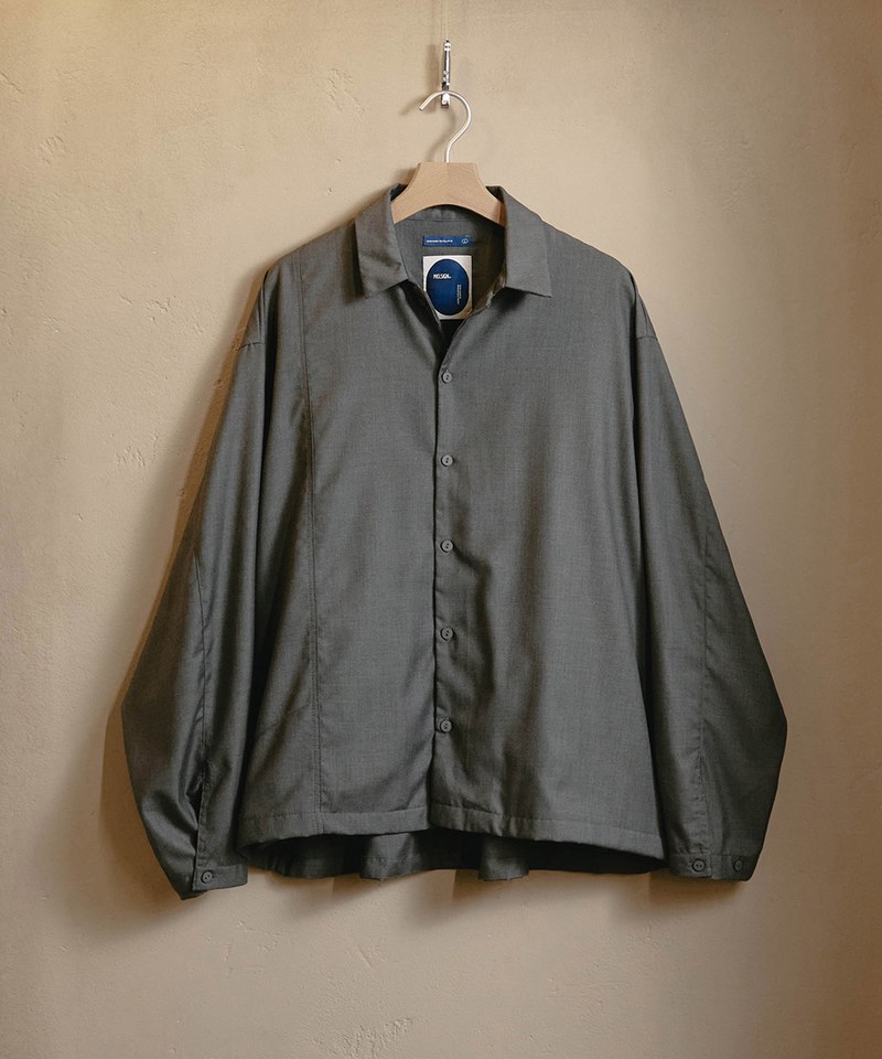 MELSIGN 寬鬆襯衫 Patched OV LS Shirt