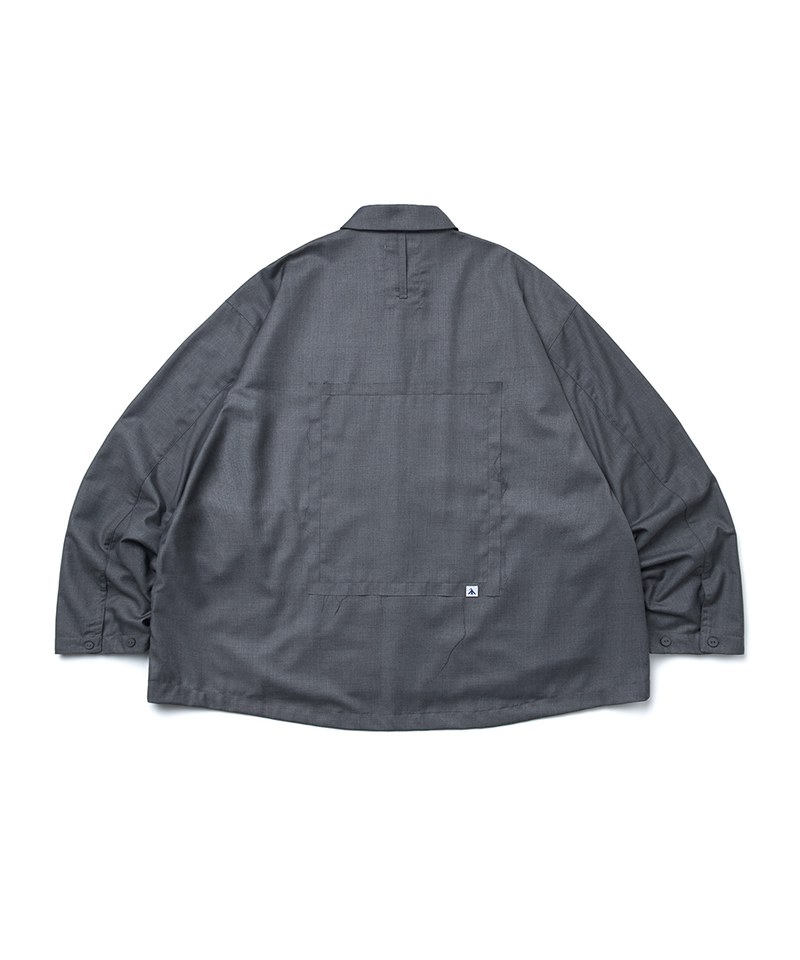 MELSIGN 寬鬆襯衫 Patched OV LS Shirt