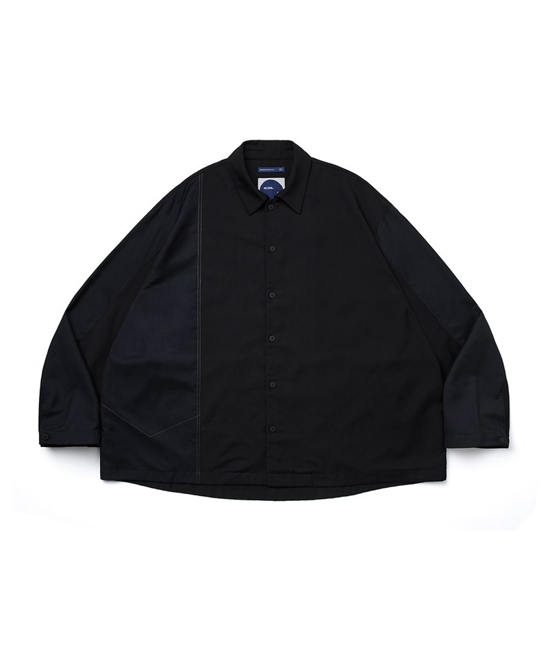 MELSIGN 寬鬆襯衫 Patched OV LS Shirt