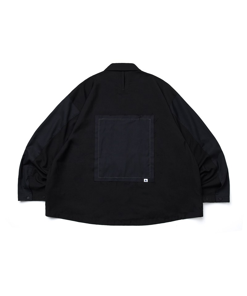 MELSIGN 寬鬆襯衫 Patched OV LS Shirt