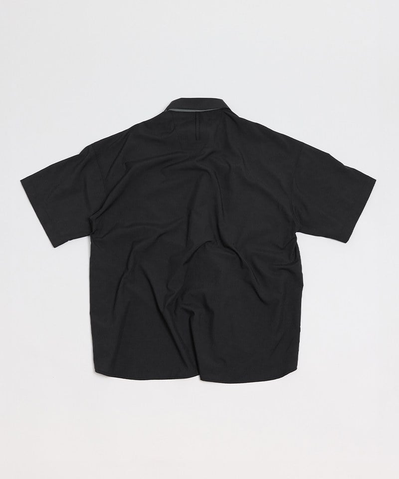 MSN0212-251 拼接短袖襯衫 Tone Merge SS Shirt